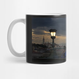 Budapest sunset Mug